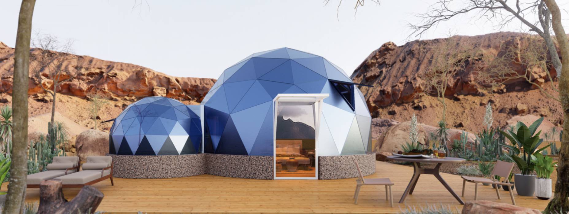 昆明球形智能光伏玻璃星空房